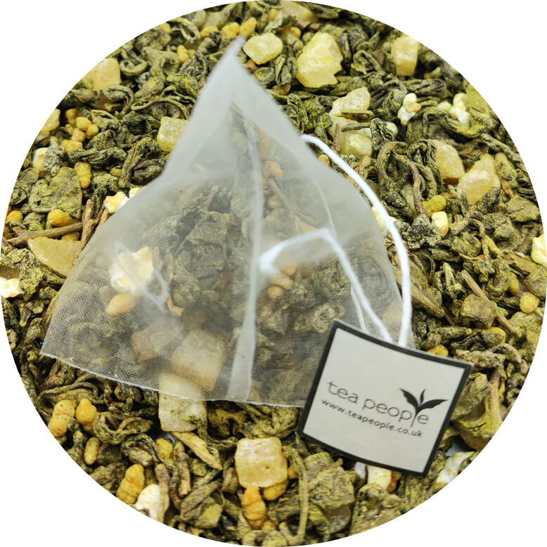 Pineapple Green with Matcha -15 Tea Pyramids in a card box, , hi-res